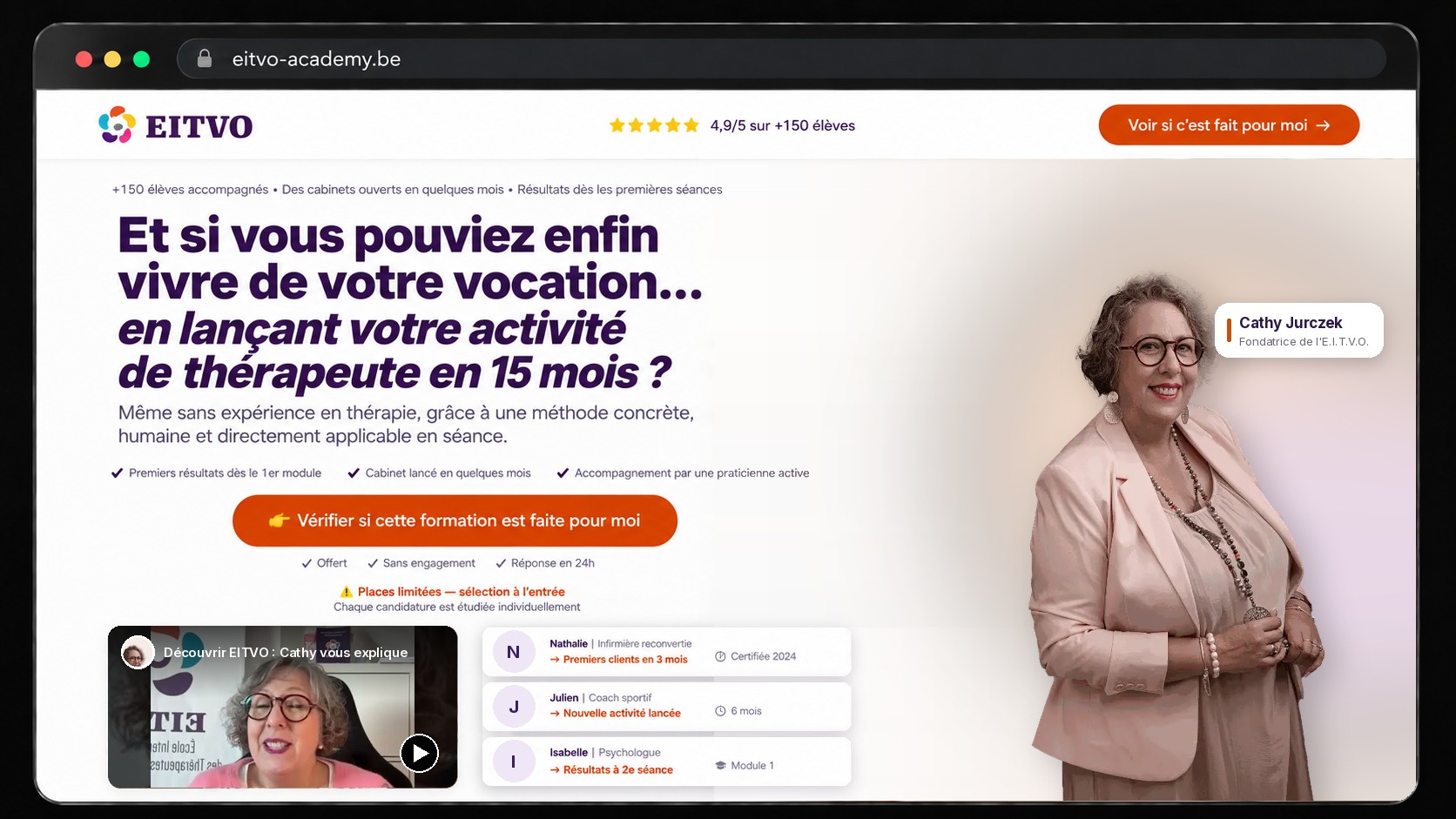 Site web réalisé par HelloLead pour EITVO